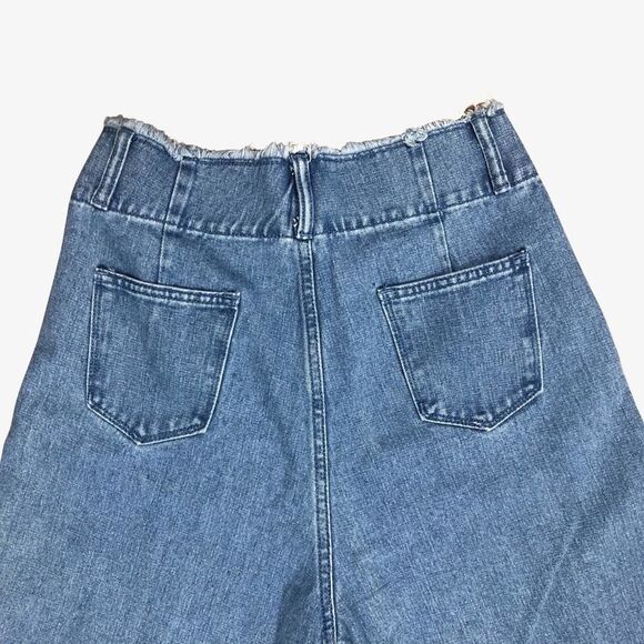 Dazy Ombré Jeans Large Cuffed Frayed Waistband - Picture 3 of 9